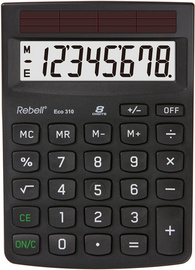 rebell umwelt-bureaurekenmachine eco 310 zwart