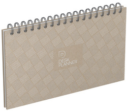 lecas agenda desk planner perp‚tuel 240x140 mm