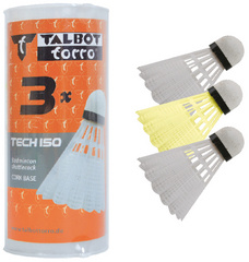 talbot torro badmintonbal tech 150 gekleurd assorti