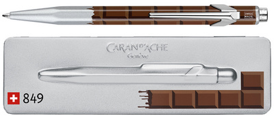 caran d'ache balpen 849 chocolade