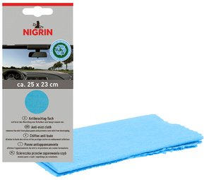 nigrin anti-beschlag-tuch eco blauw 250x230 mm