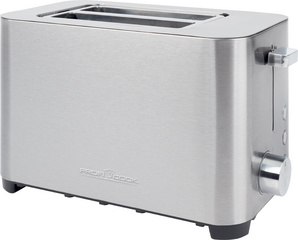 profi cook 2-ruiten-toaster pc-ta 1251 edelstaal